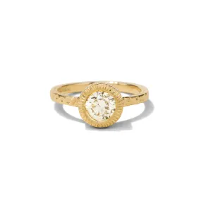 Aeon Ring, Light Yellow Diamond, 14kt Yellow Gold