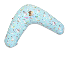 Babycuddle Nursing Pillow (Multi-use) - Cats in Blue