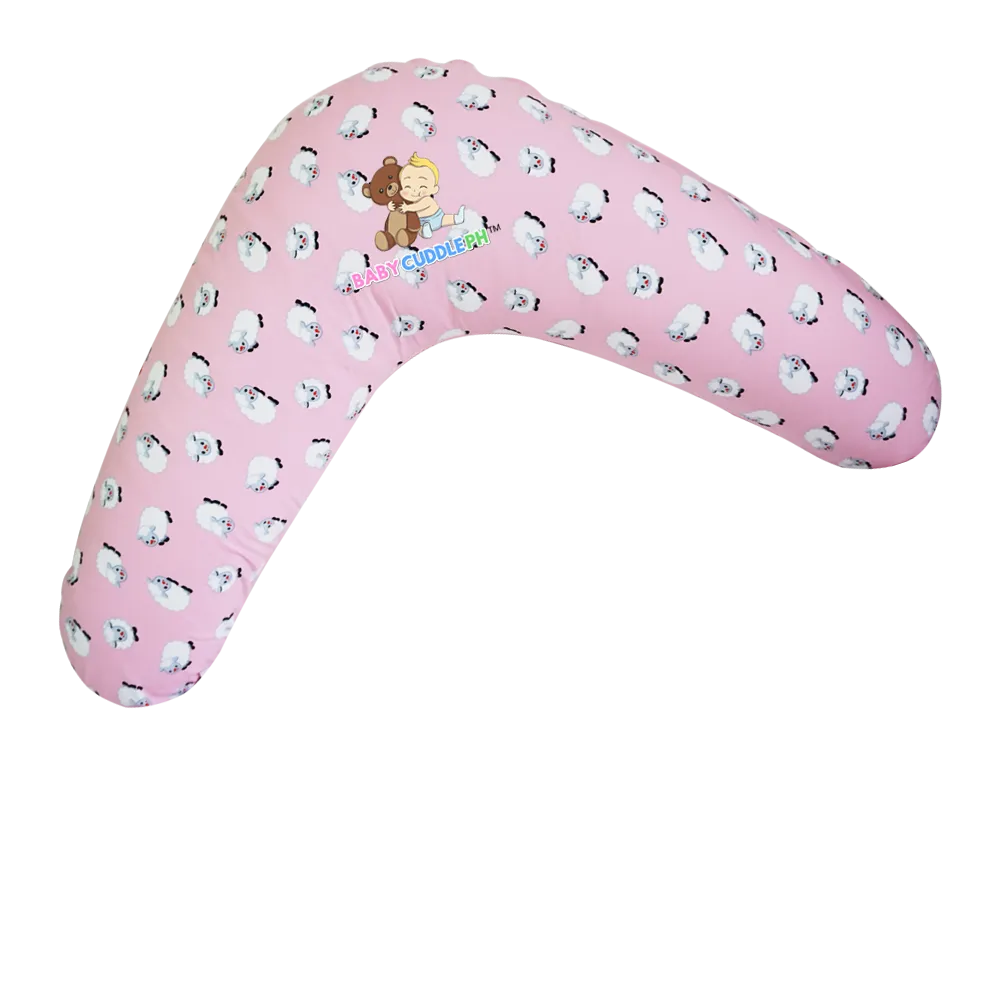 Babycuddle Nursing Pillow (Multi-use) - Little Sheep in Pink