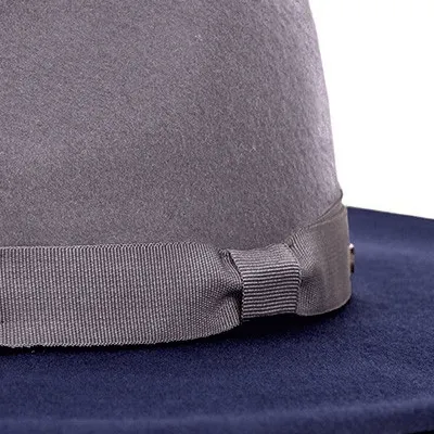 Brixton Chloe Fedora - Navy/Grey all