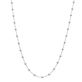 Bubble Chain Necklace, Silver