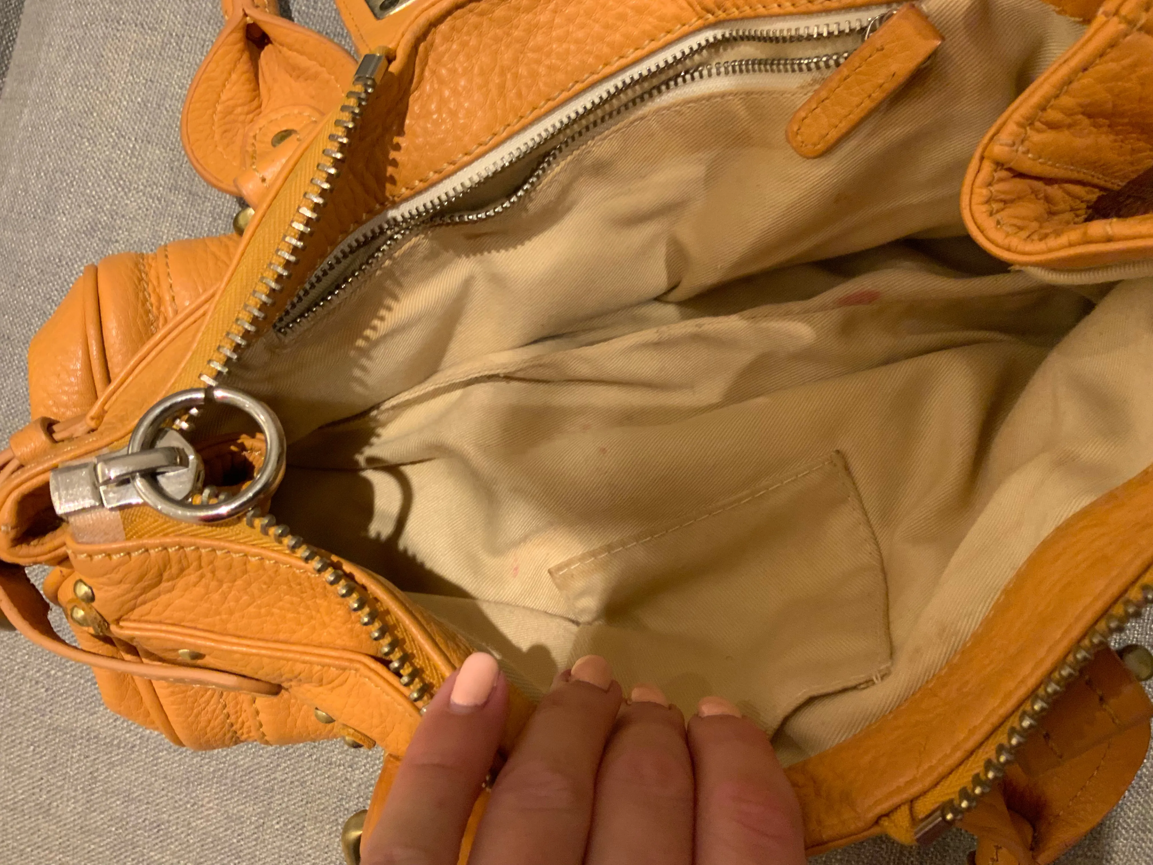 Chloé Chloe Paddington Leather Light Brown Bag Handbag  ladies