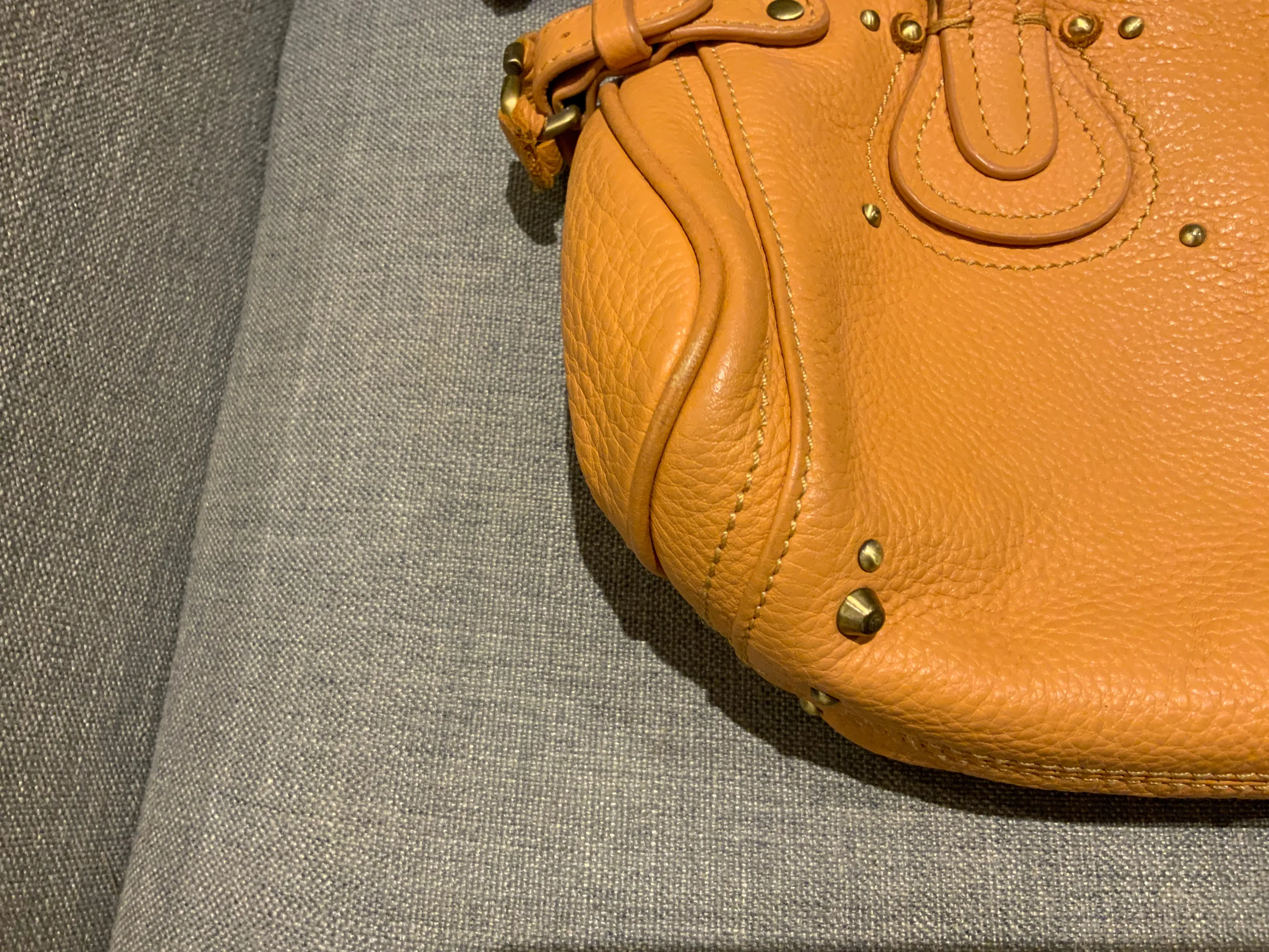 Chloé Chloe Paddington Leather Light Brown Bag Handbag  ladies