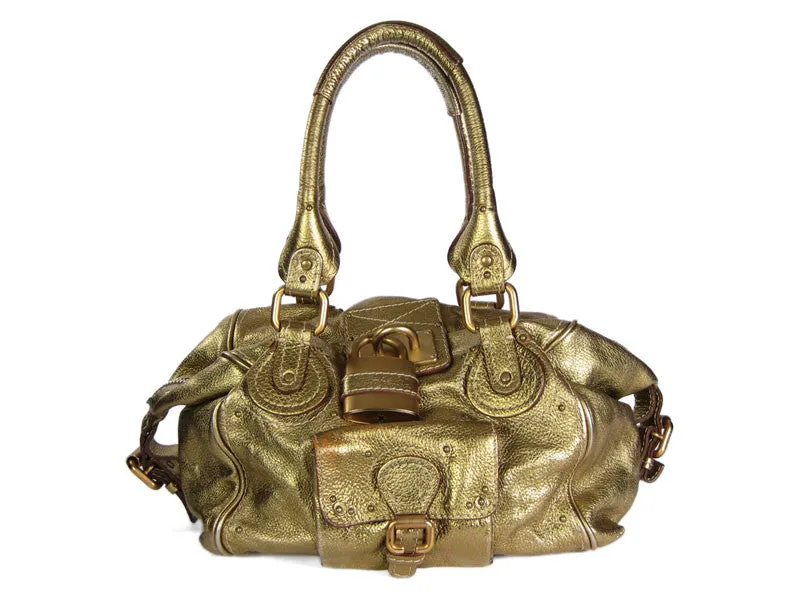 Chloé  Gold Front Pocket Paddington