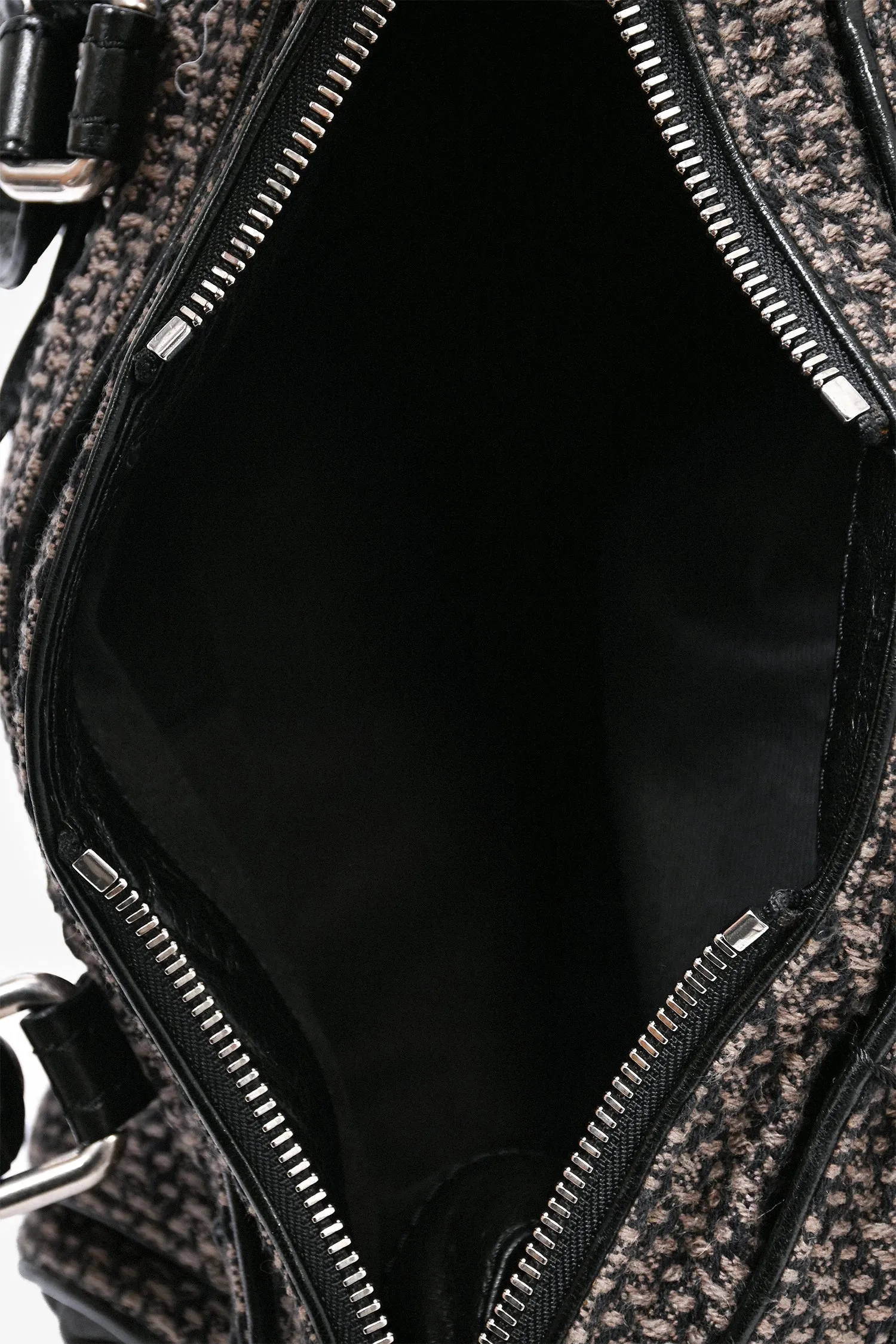 Chloe 2007 Grey/Black Tweed Paddington Bag