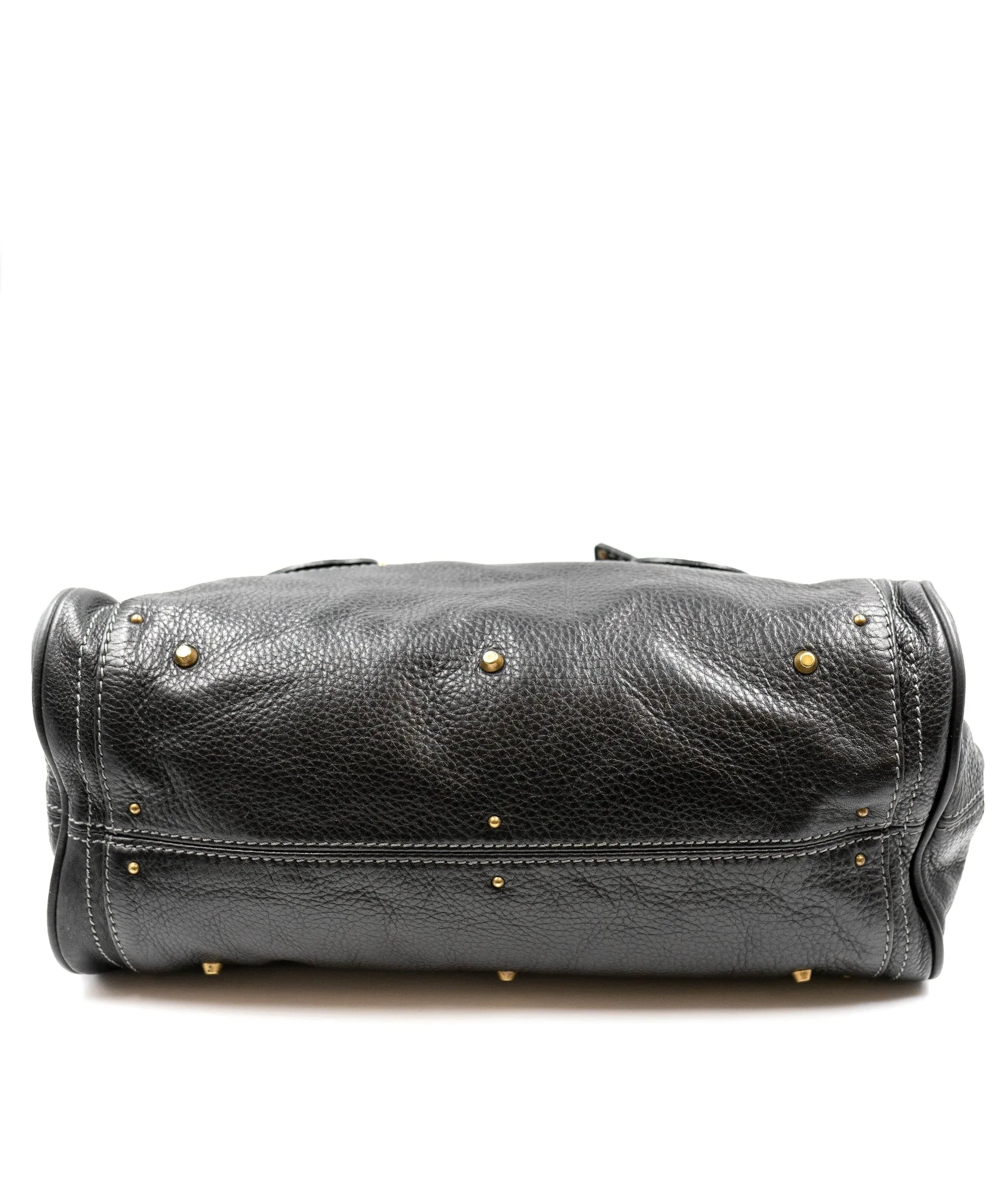 Chloe Black Leather Paddington Bag with GHW - AGL2173