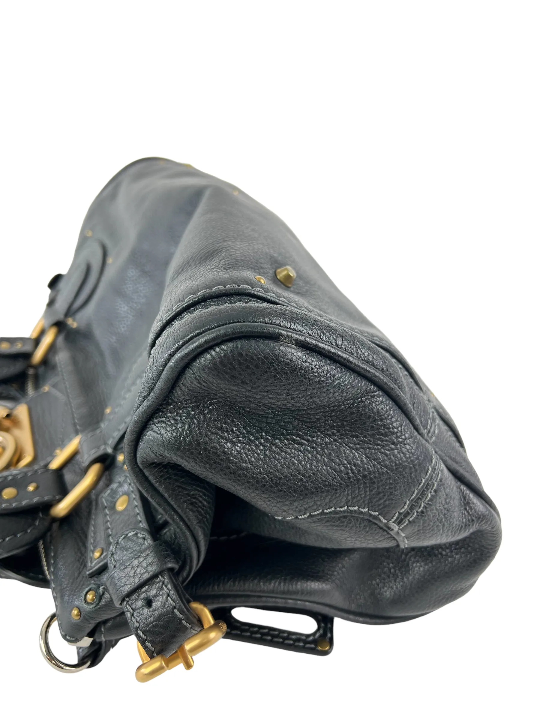 Chloe Black Leather Paddington Handbag