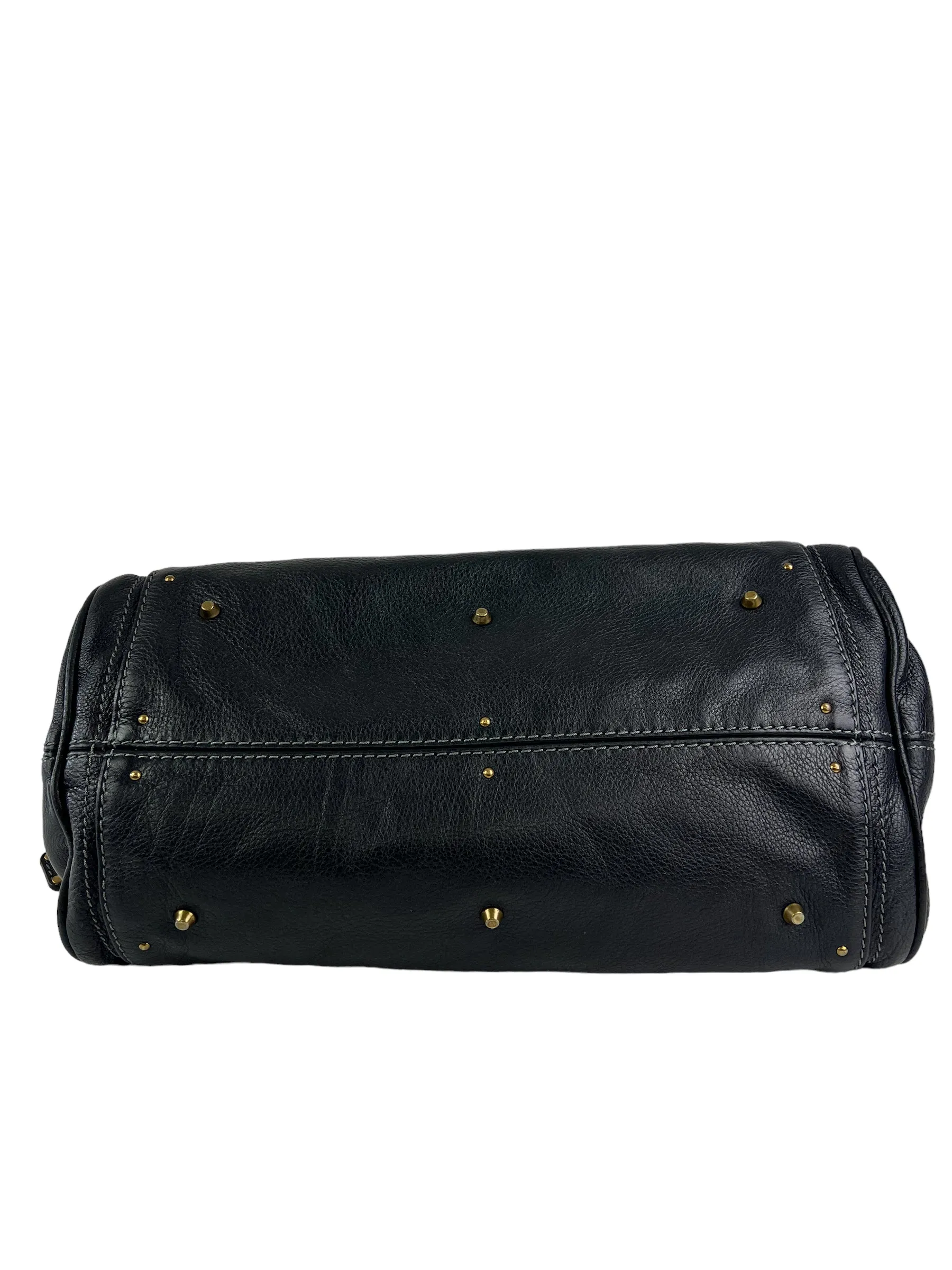 Chloe Black Leather Paddington Handbag