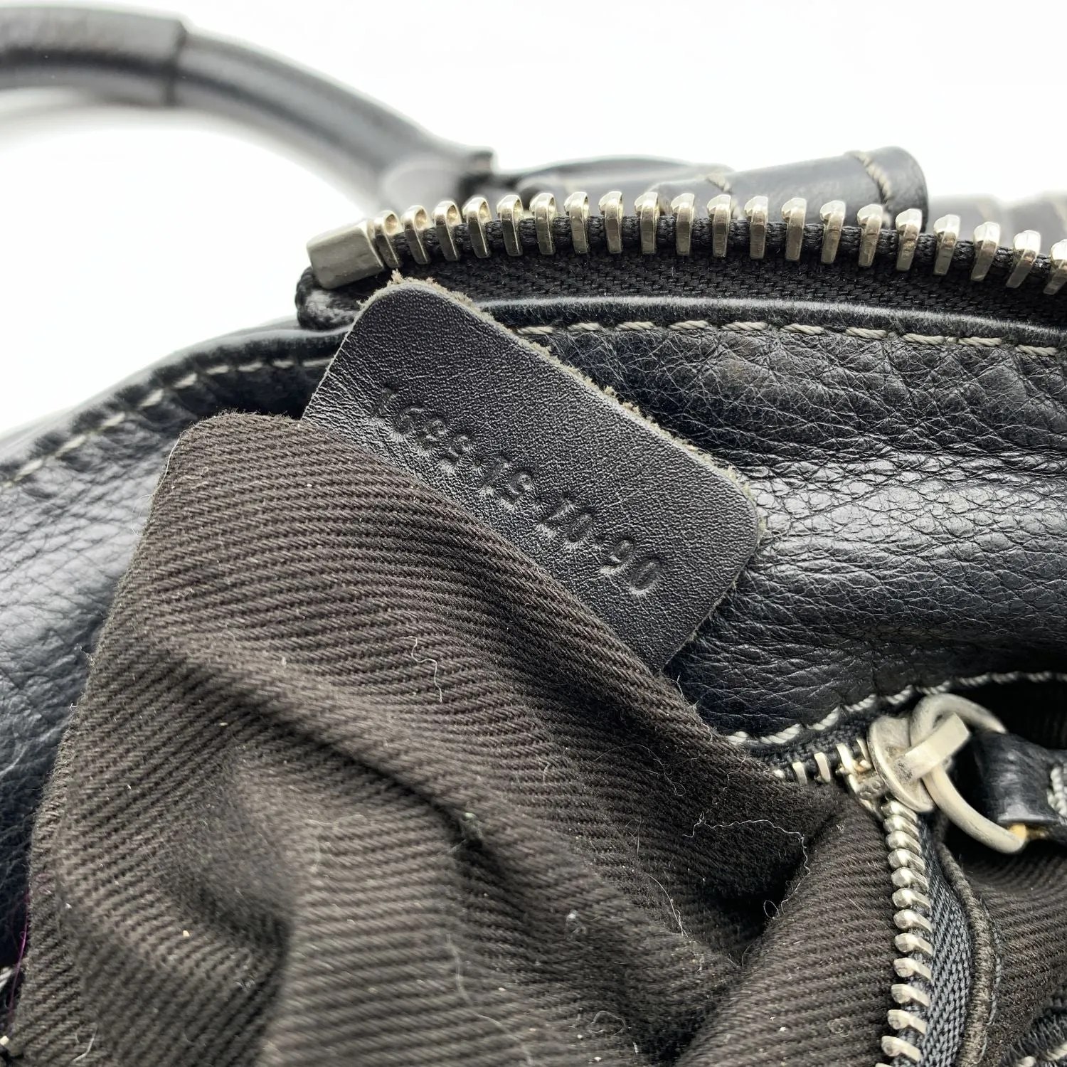 Chloe Black Leather Paddington Tote Medium Satchel Bag No Padlock
