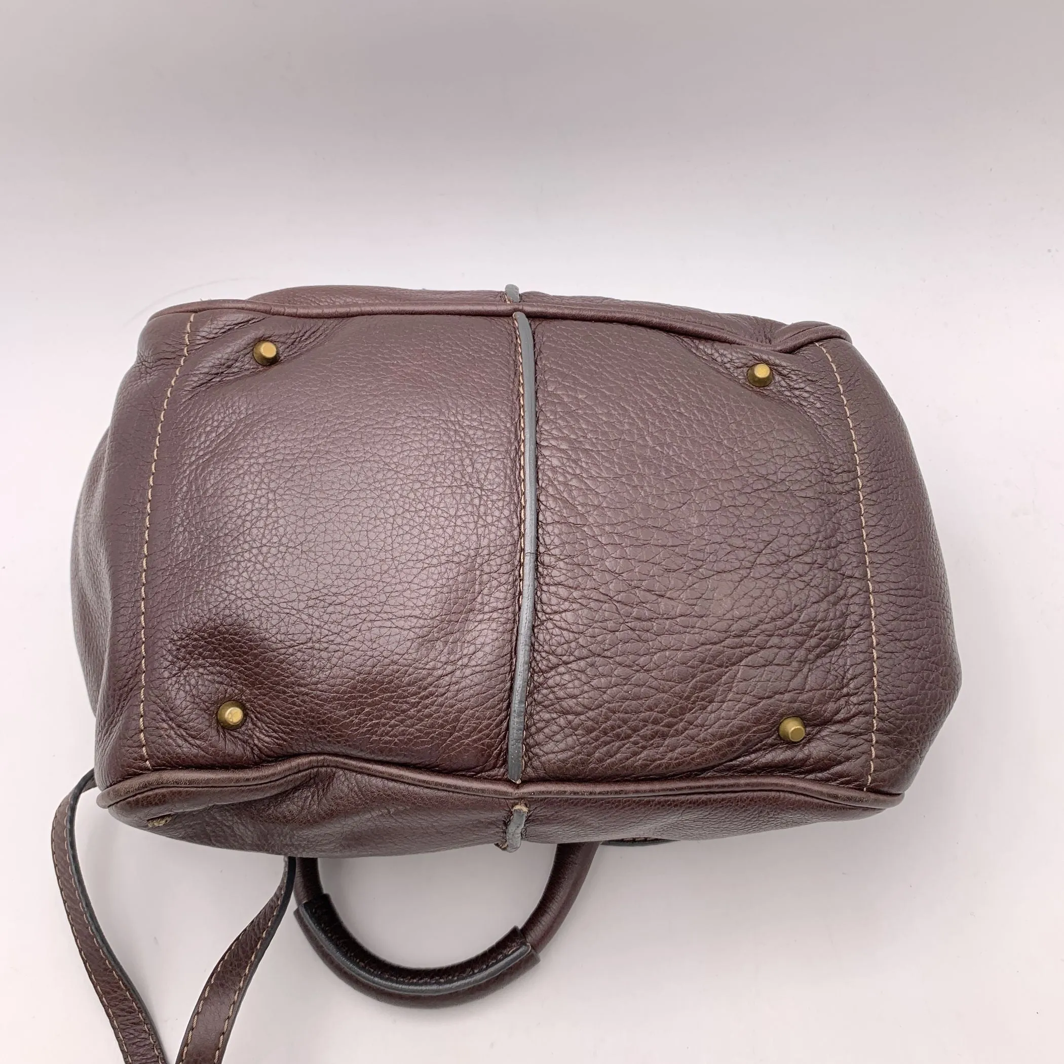 Chloe Brown Leather Paddington Bag Tote Satchel Handbag