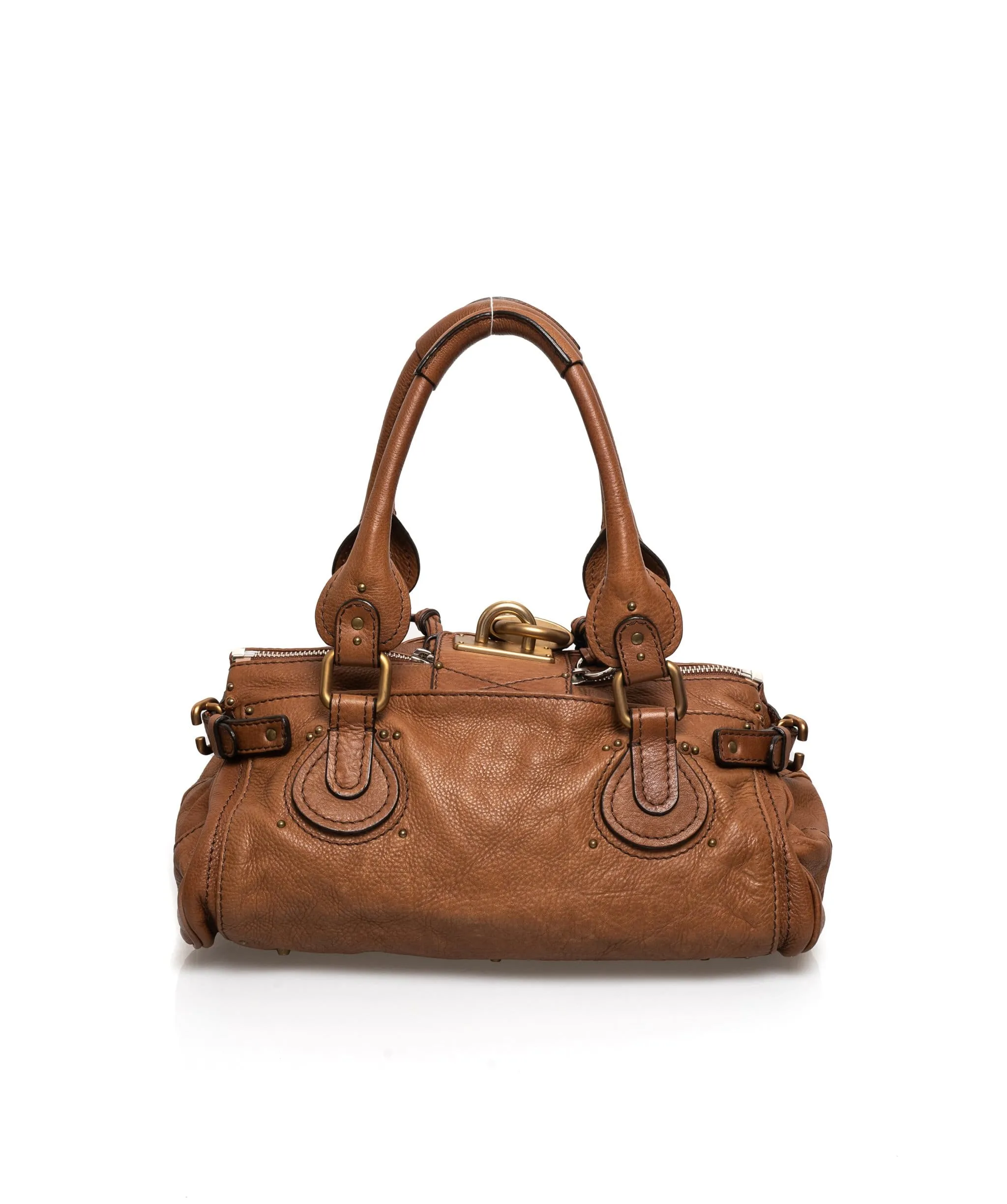 Chloe Paddington Camel Leather Bag - CW1283