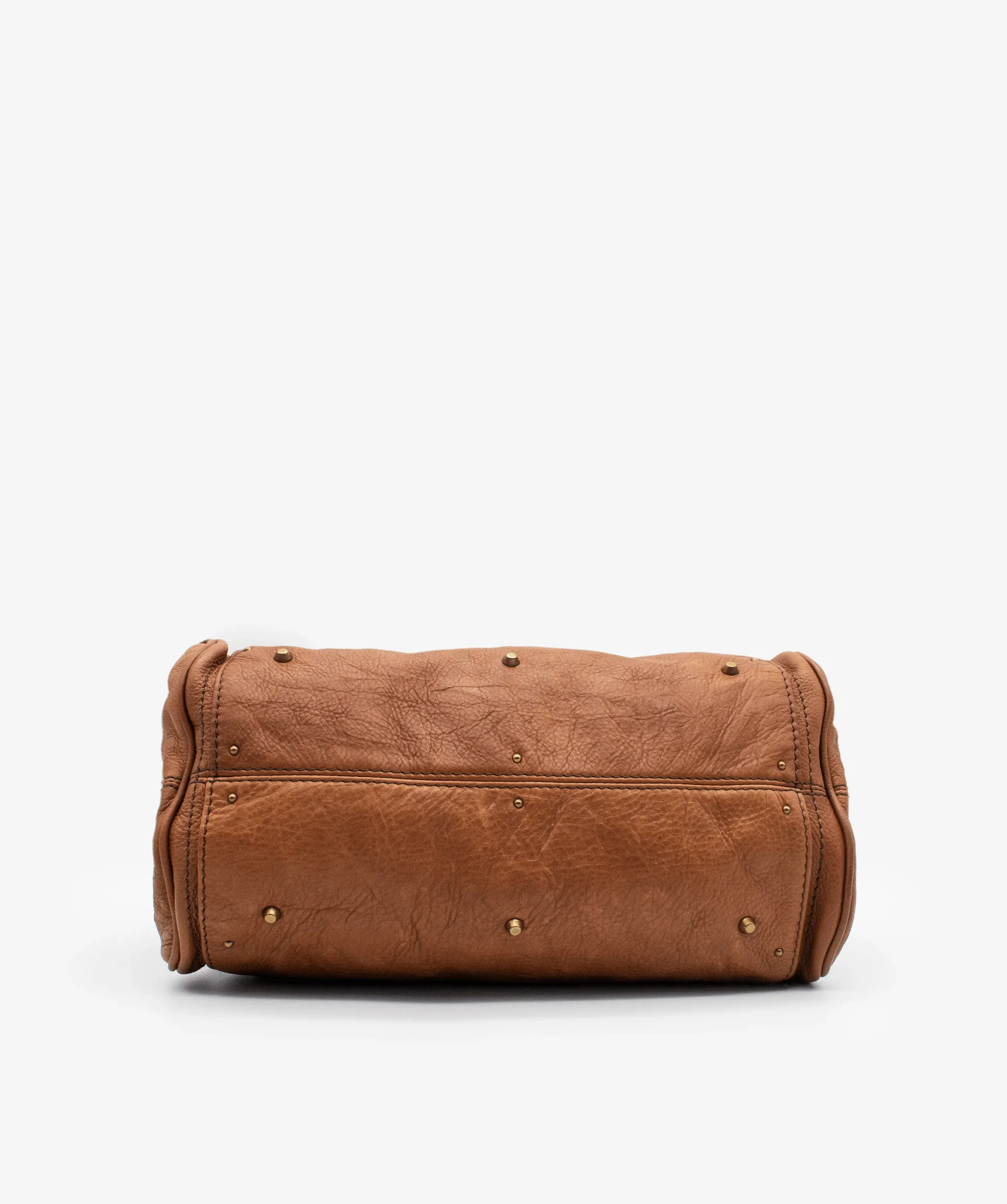 Chloe Paddington Leather Bag Brown