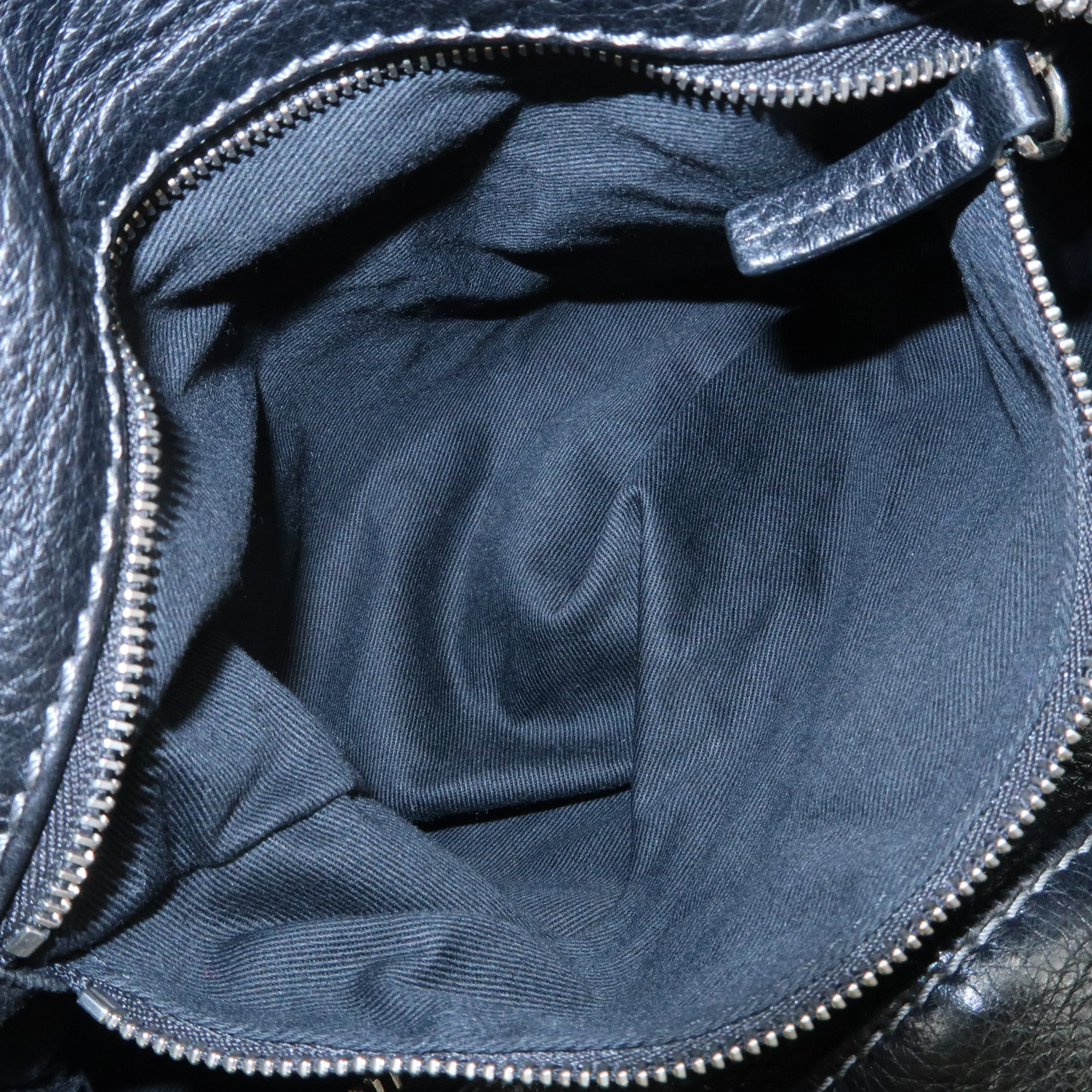 Chloe Paddington Leather Shoulder Bag Hand Bag Black Used