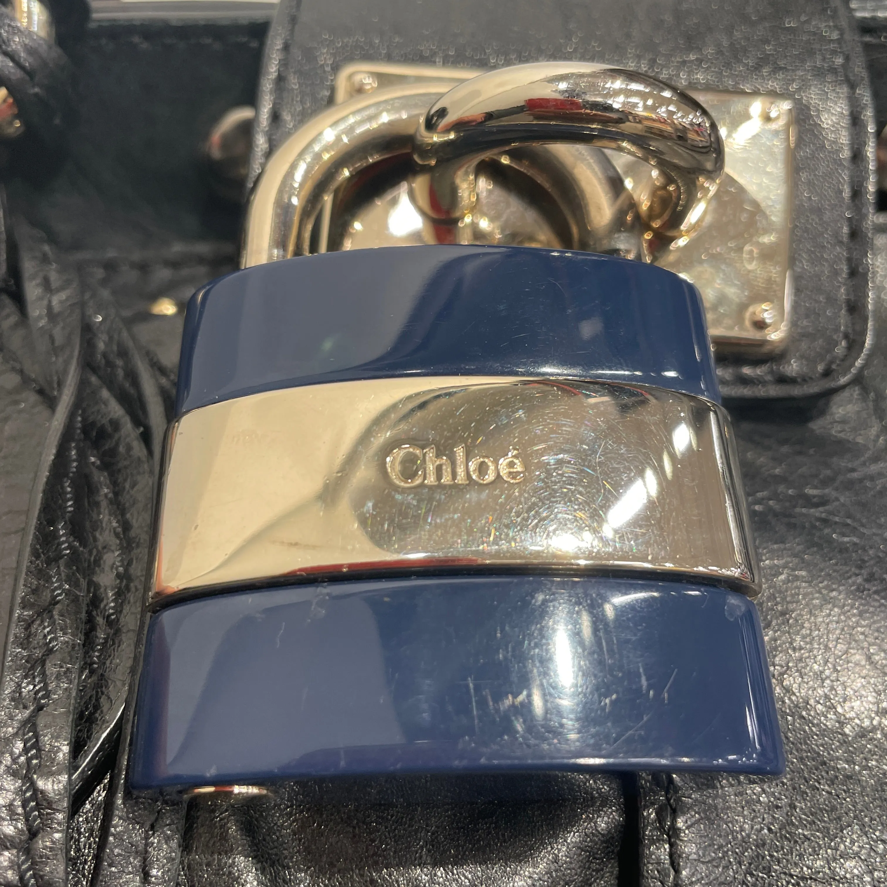 Chloe/Hand Bag/OS/Leather/BLK/Paddington