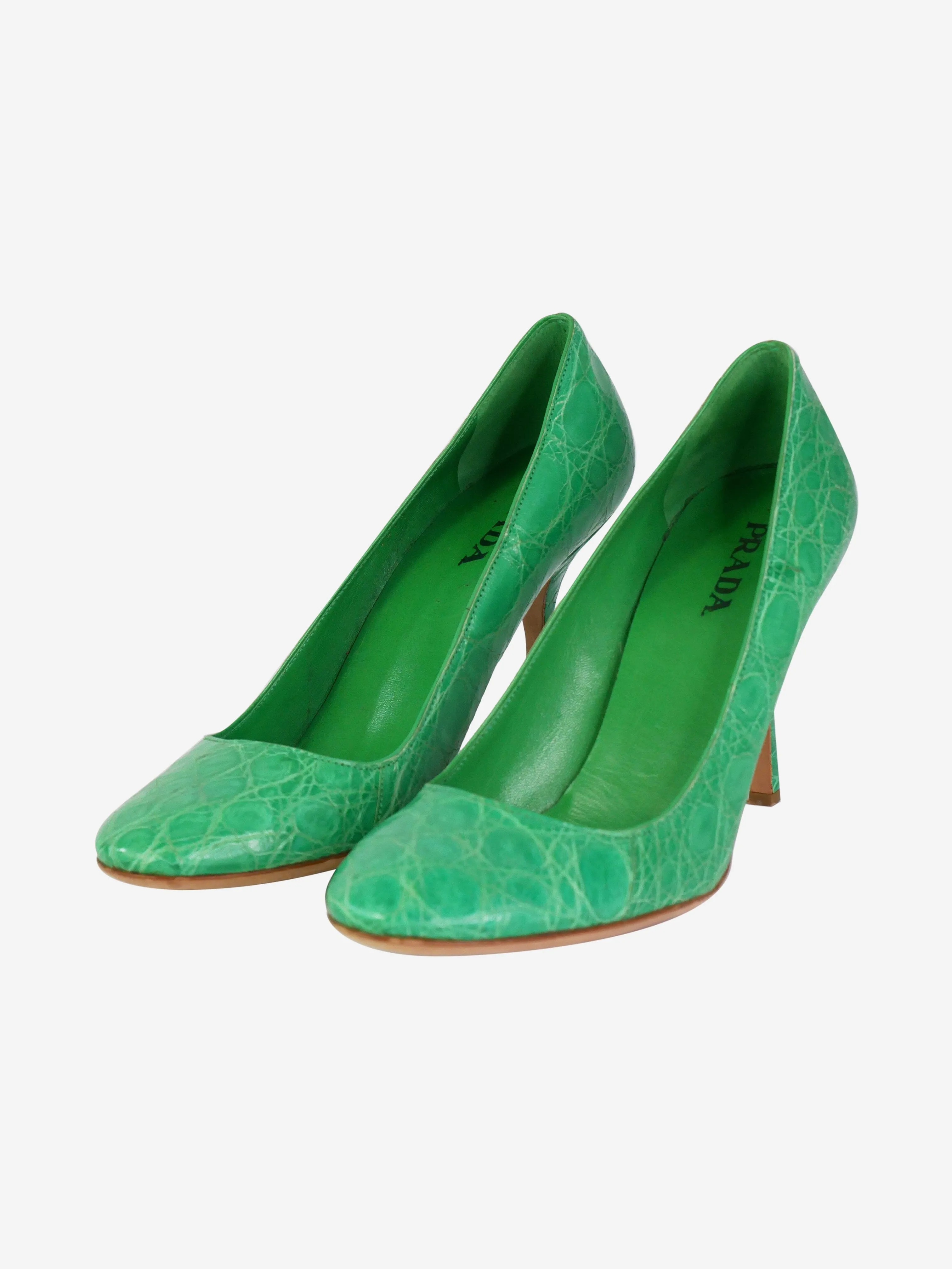 Green pumps - size EU 38.5