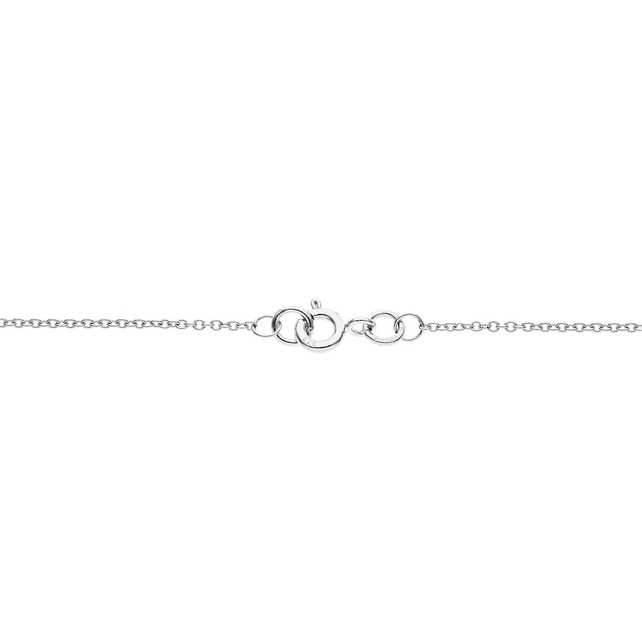 Paddington 9ct White Gold Medium Trace Chain