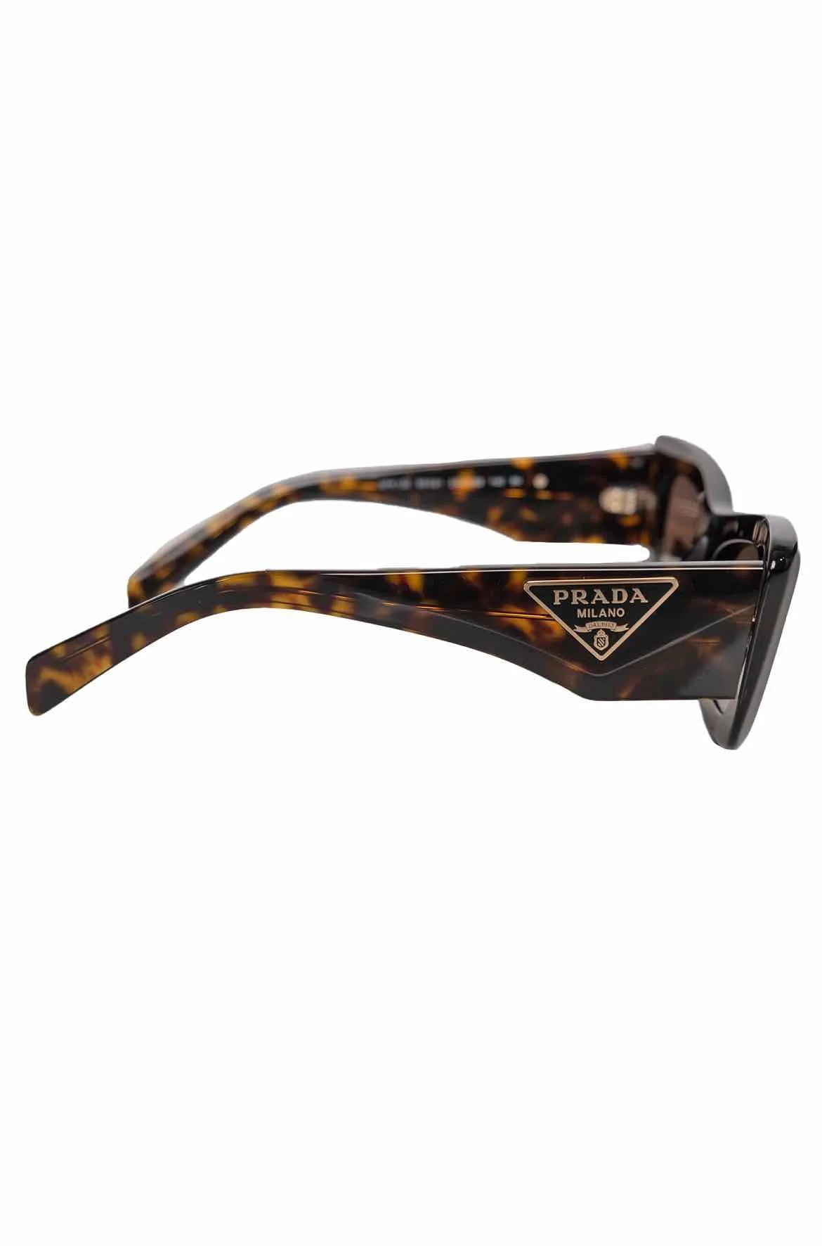 Prada Triangle Logo Turtoise Brown Eyewear
