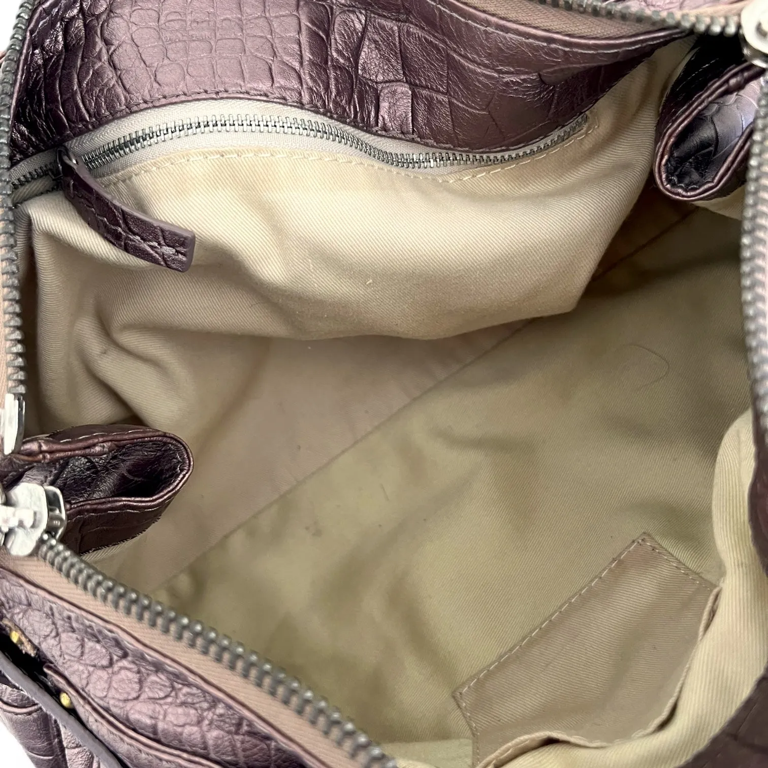 Vintage Metallic Plum Chloé Paddington Handbag