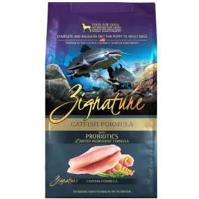 Zignature Catfish Formula Dry Dog Food, 4lb